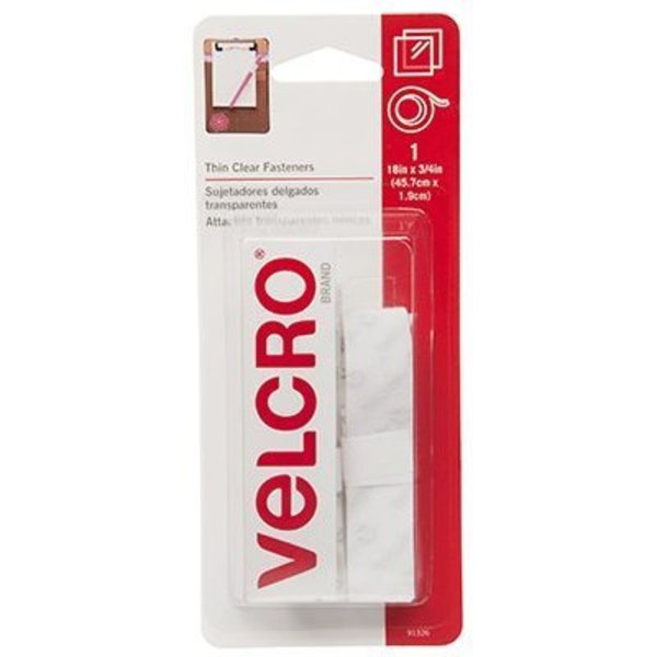 Velcro Brand 18x34 CLR Hook And Loop Tape 91326